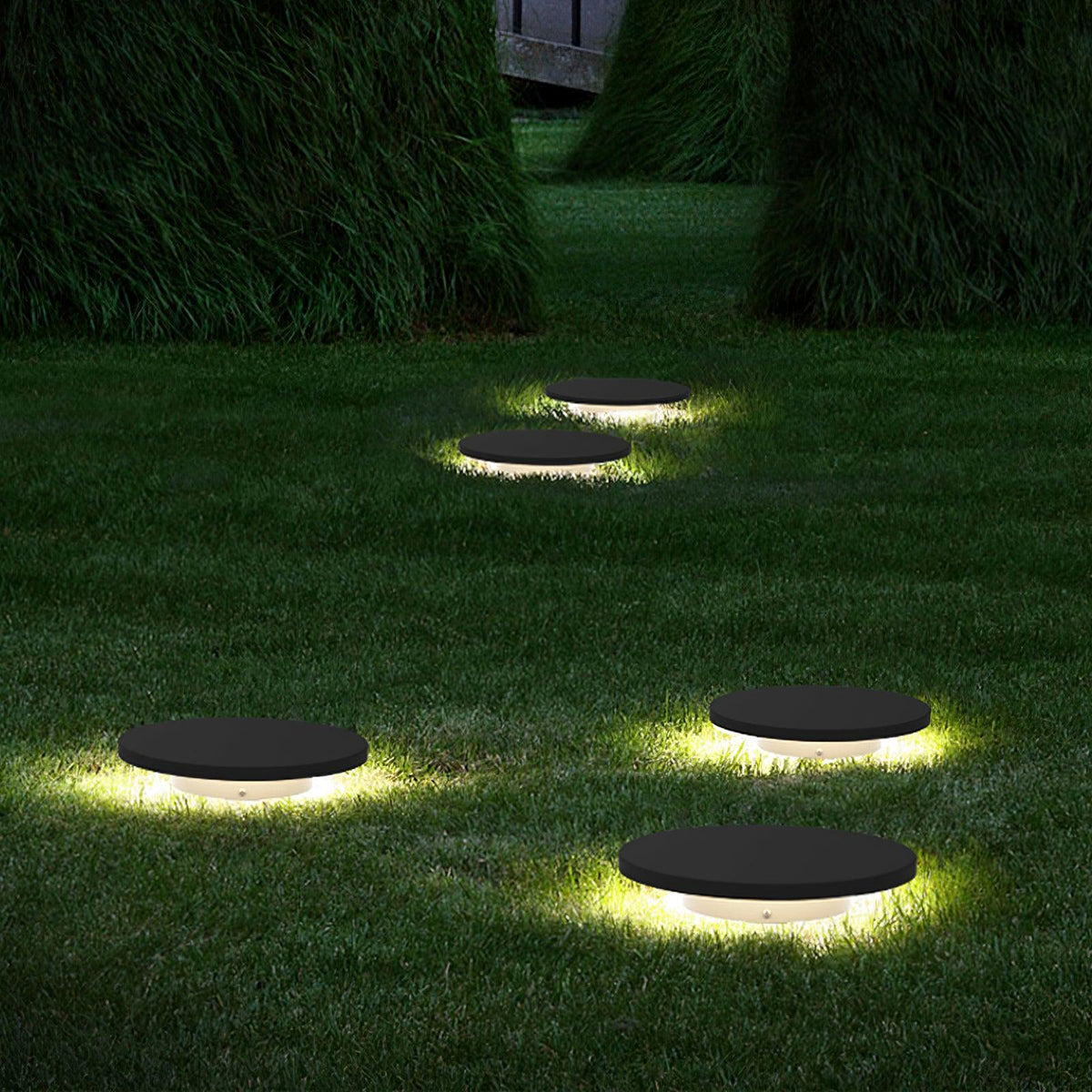 Rolten luminaria exterior moderna de aluminio