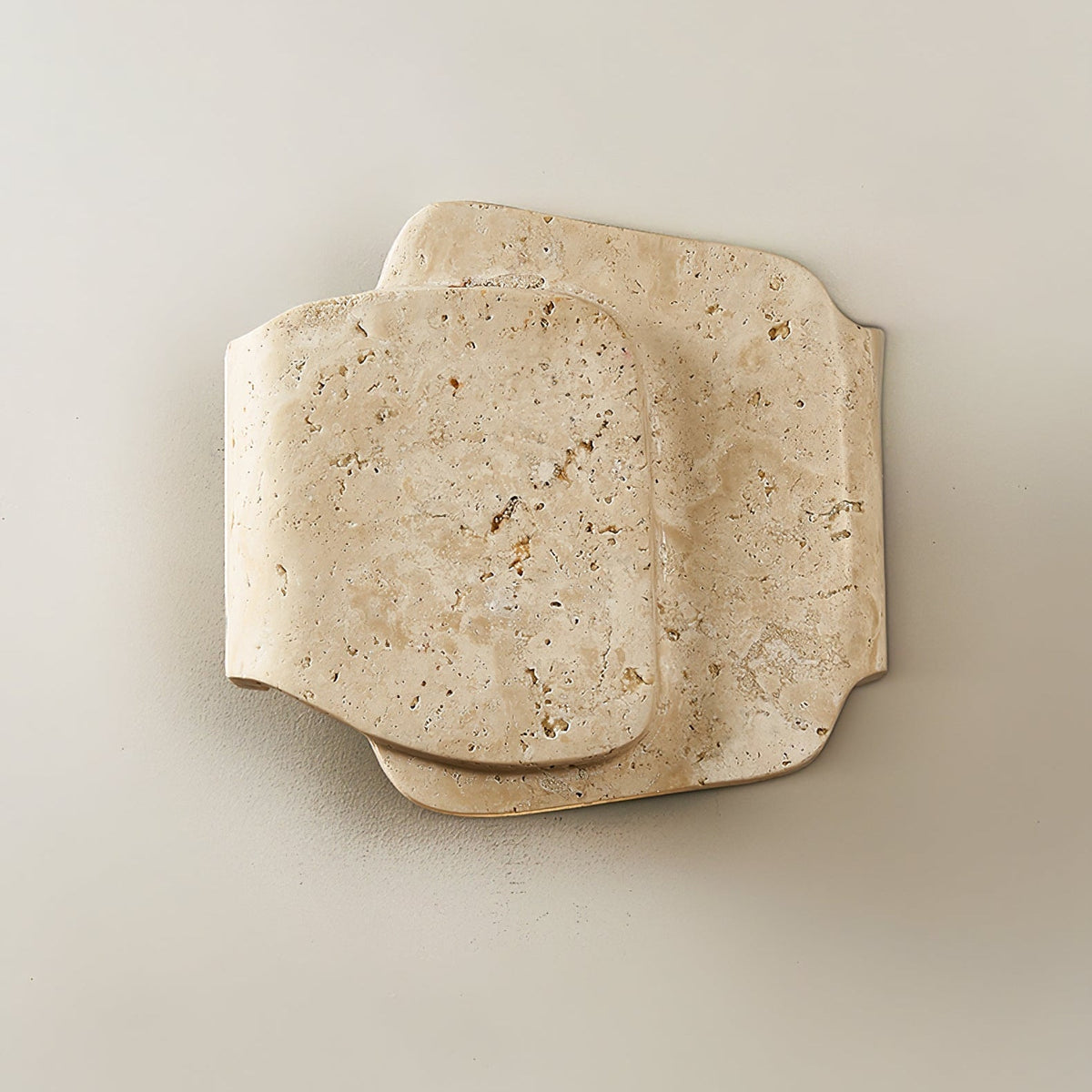 Qirven aplique de pared en travertino