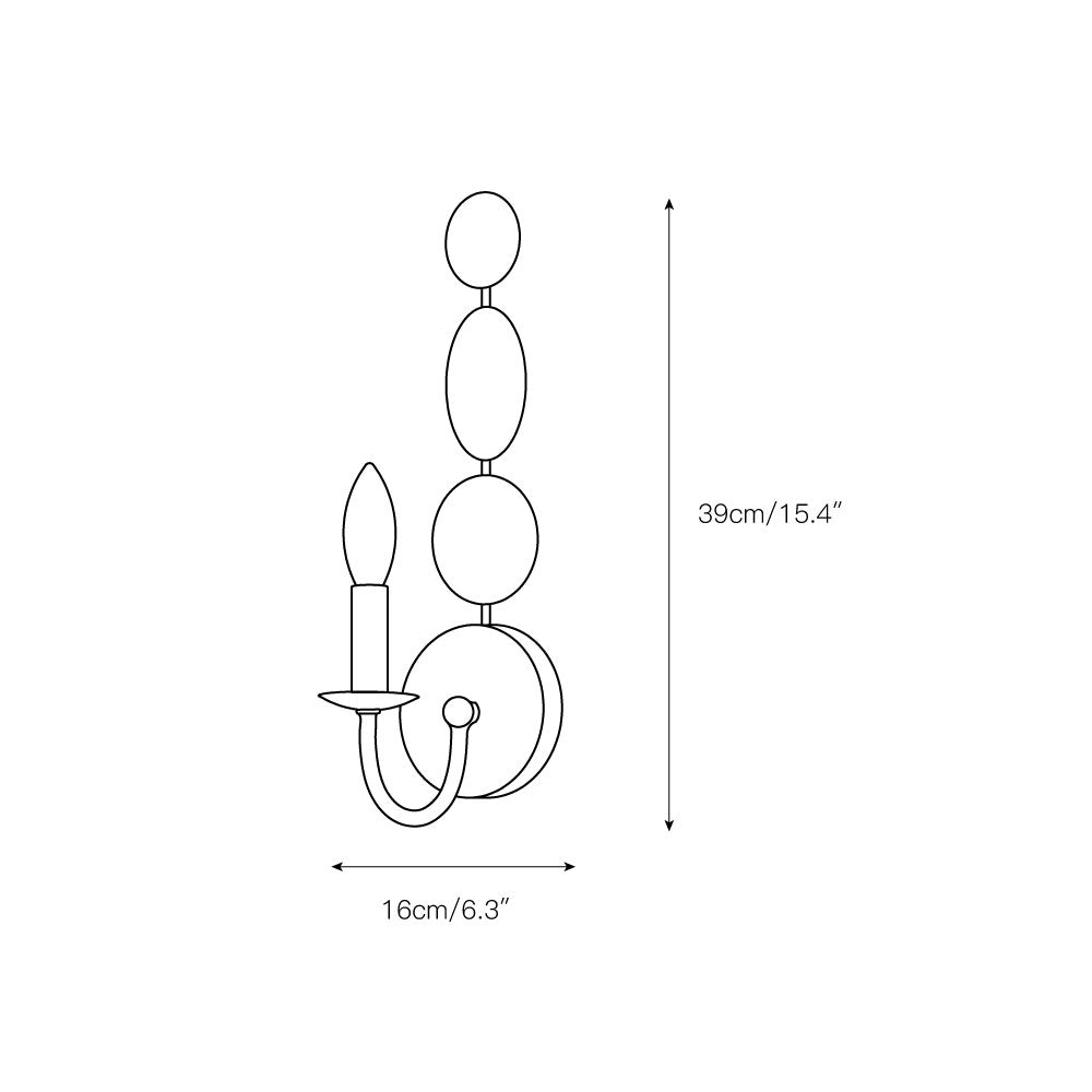 Elveneth aplique de pared
