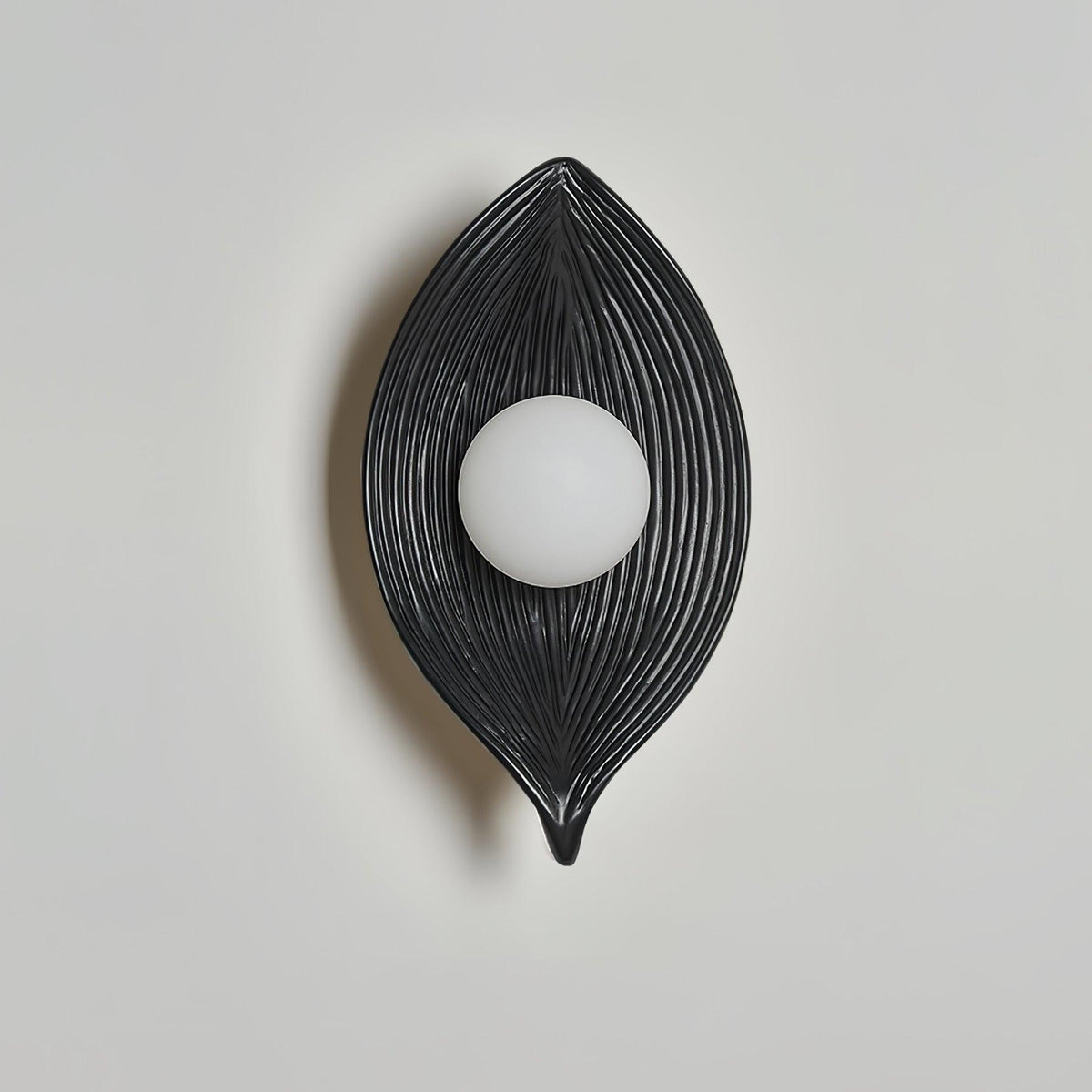 Lirixa aplique de pared Leaf Canoe de resina