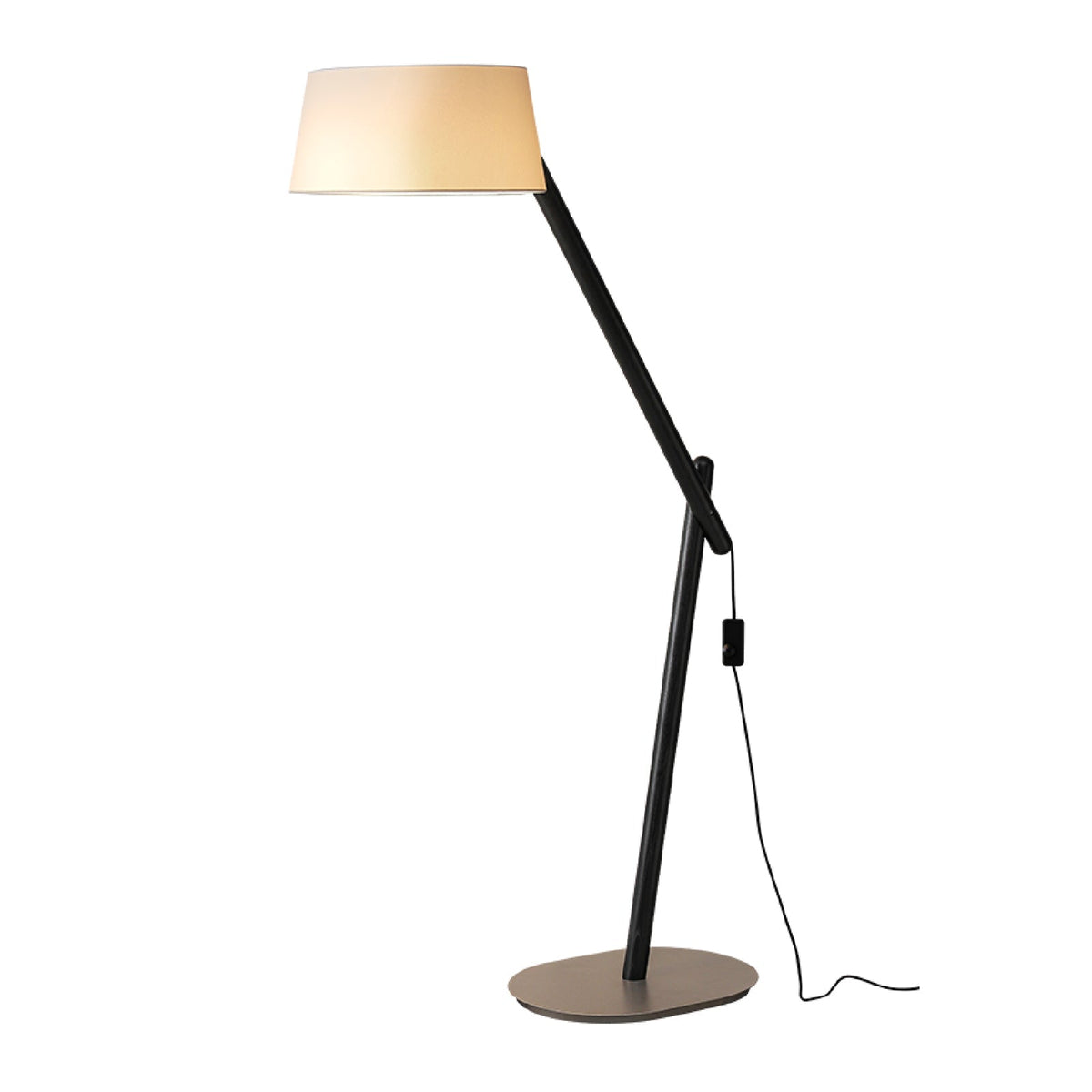 Cethar lámpara de pie de estilo escandinavo con pantalla de tejido