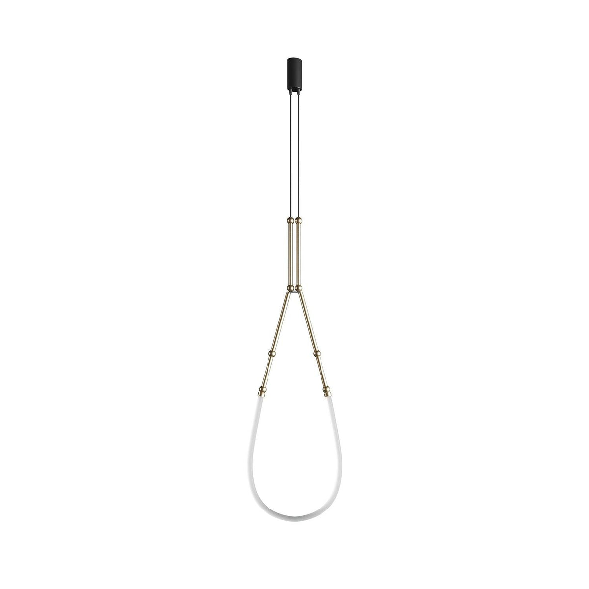 Rio lámpara de araña Leda LED Flexible moderna Escultórica