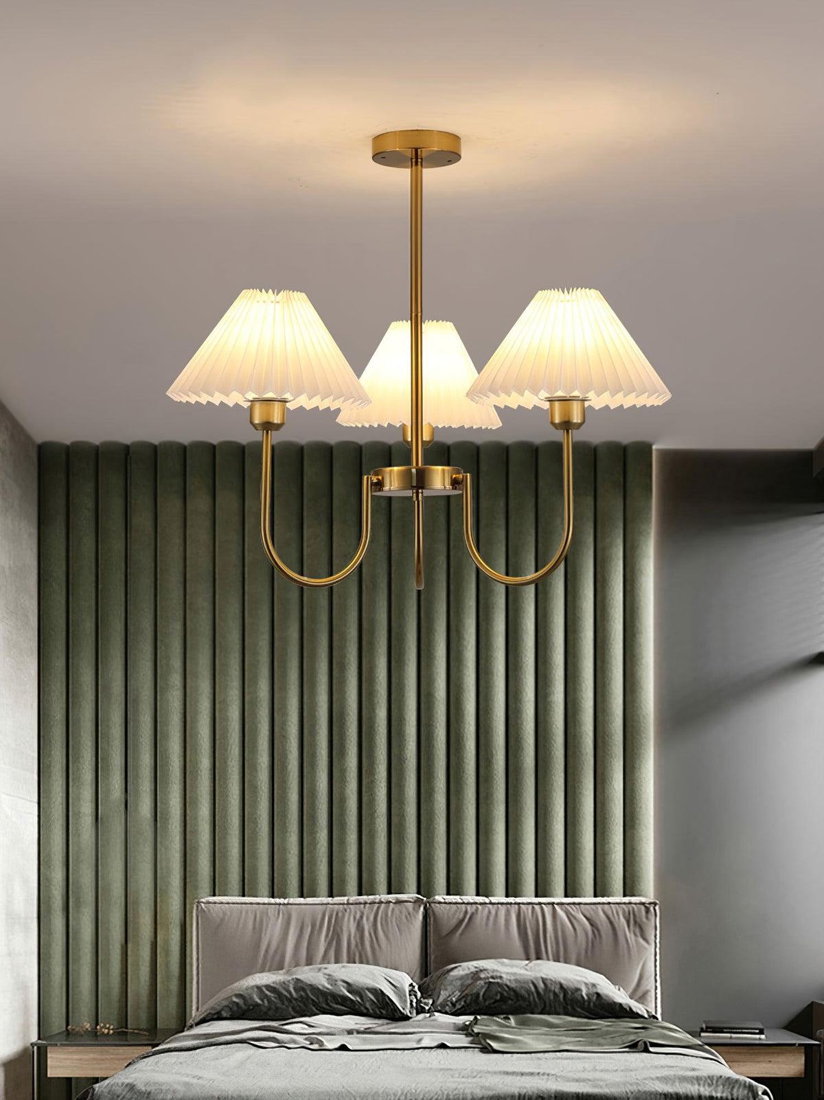 Lenore lámpara de araña plisada