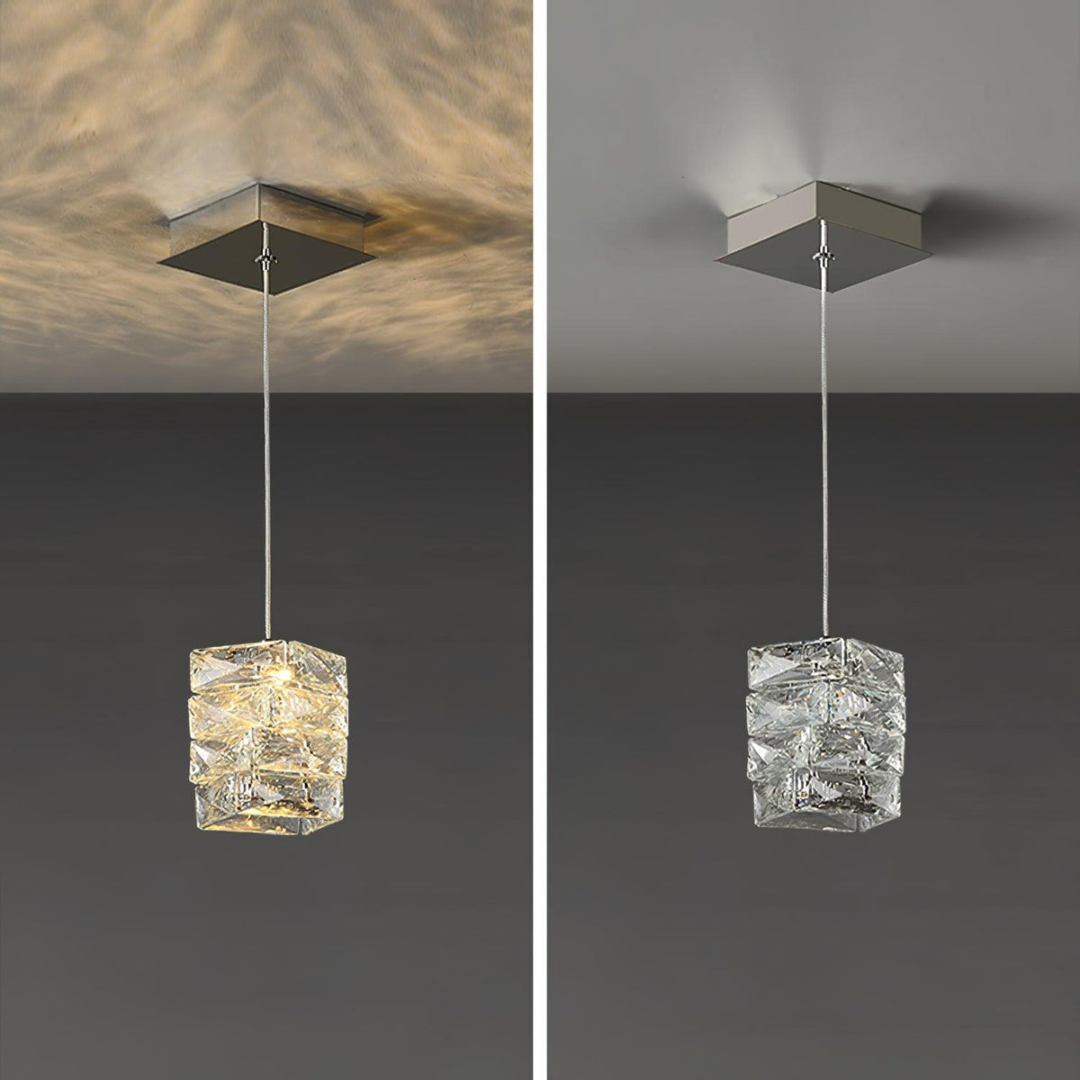 Crysta lámpara colgante de lujo con cristal