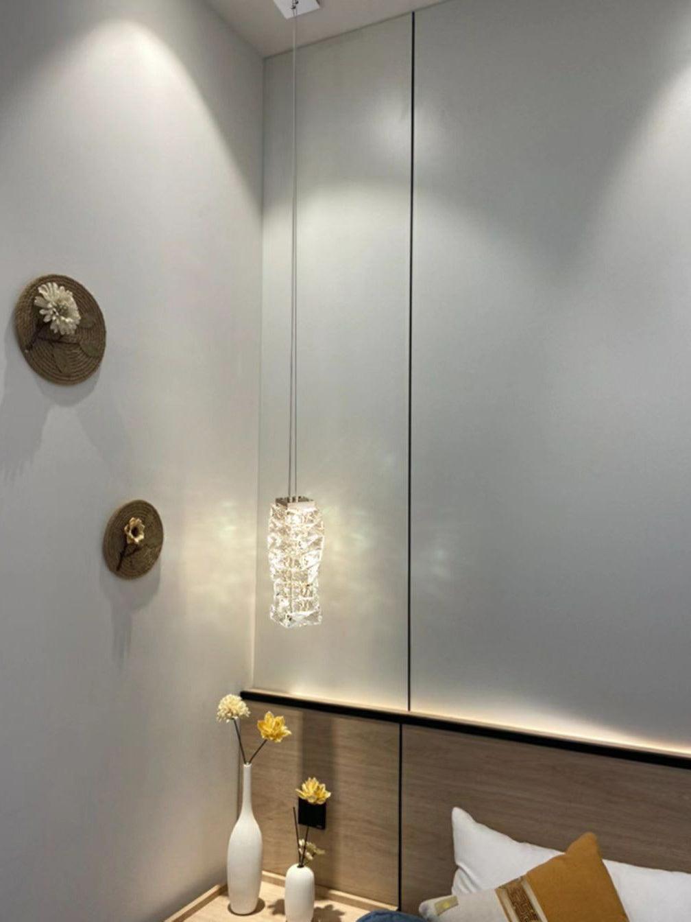 Crysta lámpara colgante de lujo con cristal