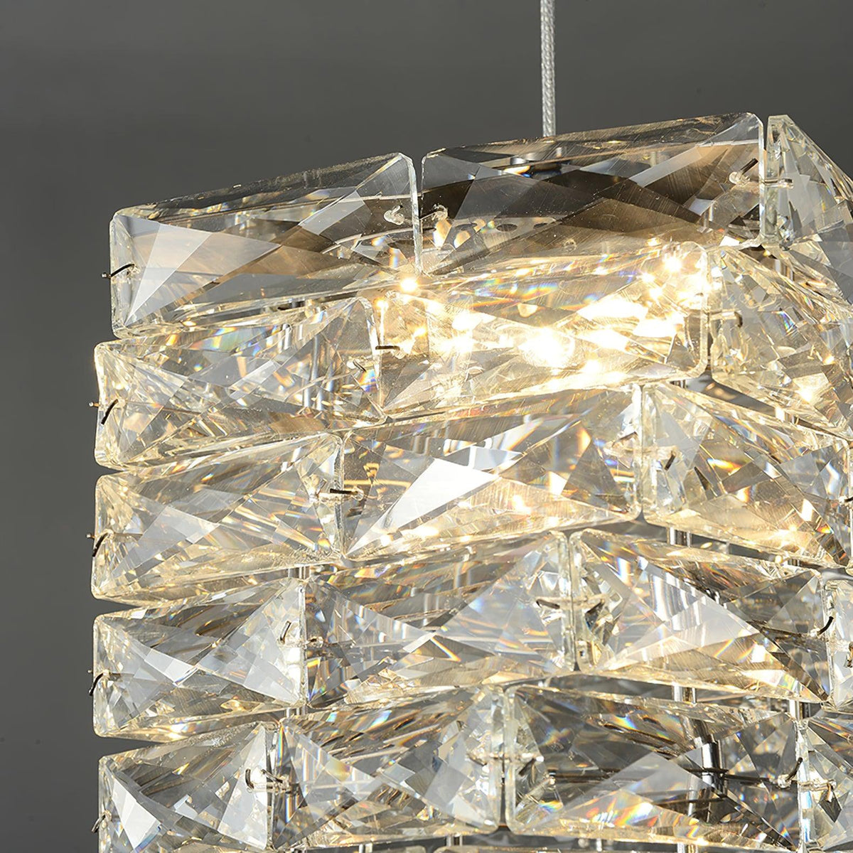 Crysta lámpara colgante de lujo con cristal