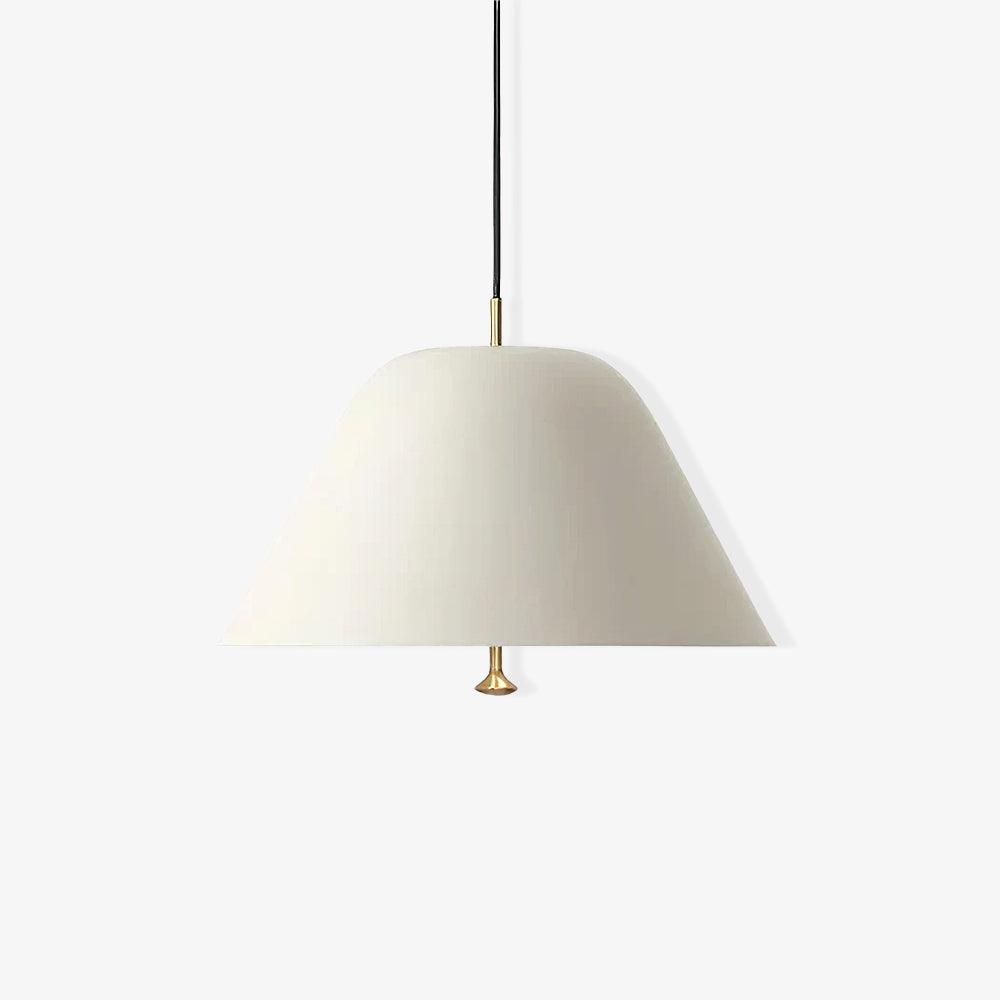 Evir lámpara colgante en vidrio, latón y estilo minimalista