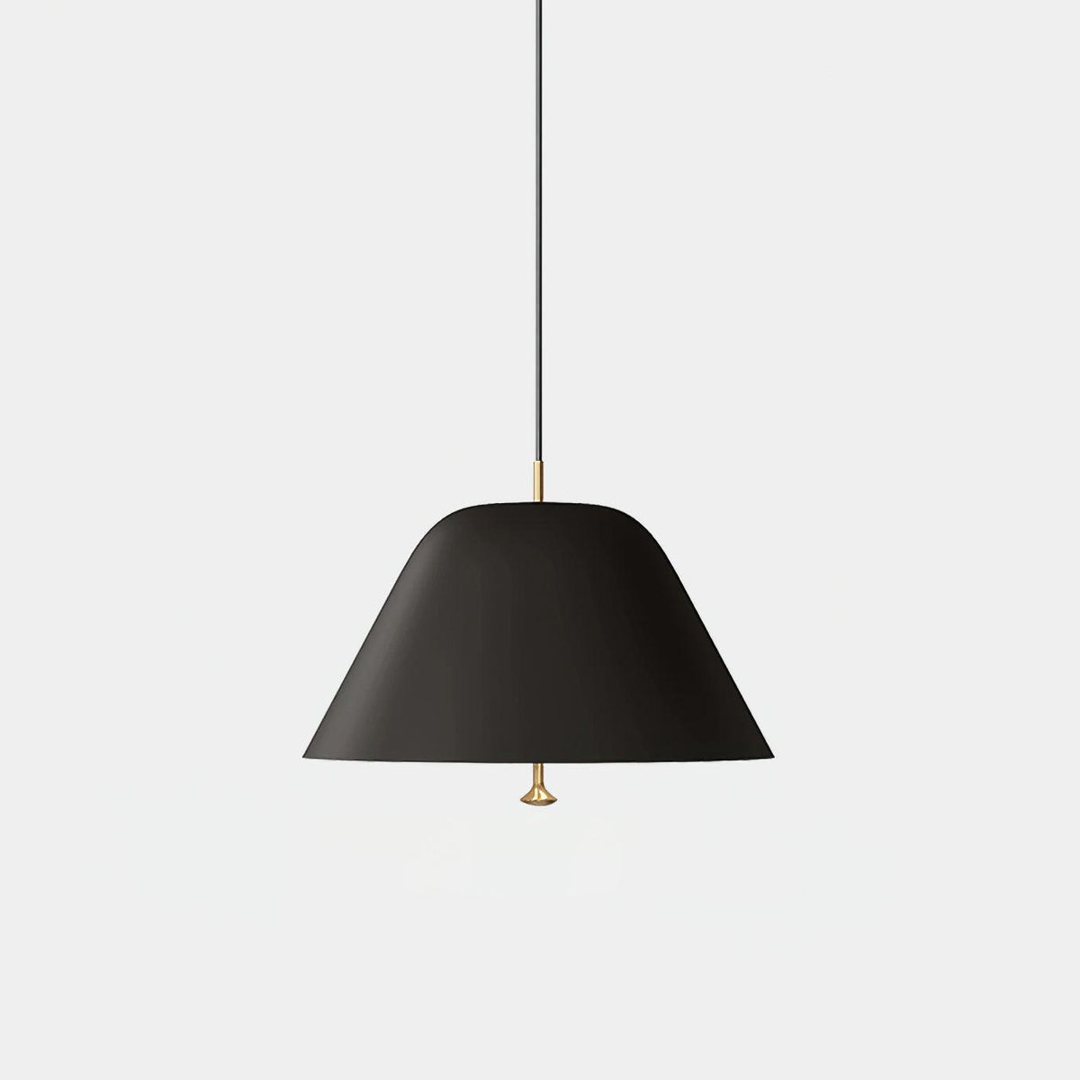 Lámpara colgante moderna de metal en verde y blanco minimalista