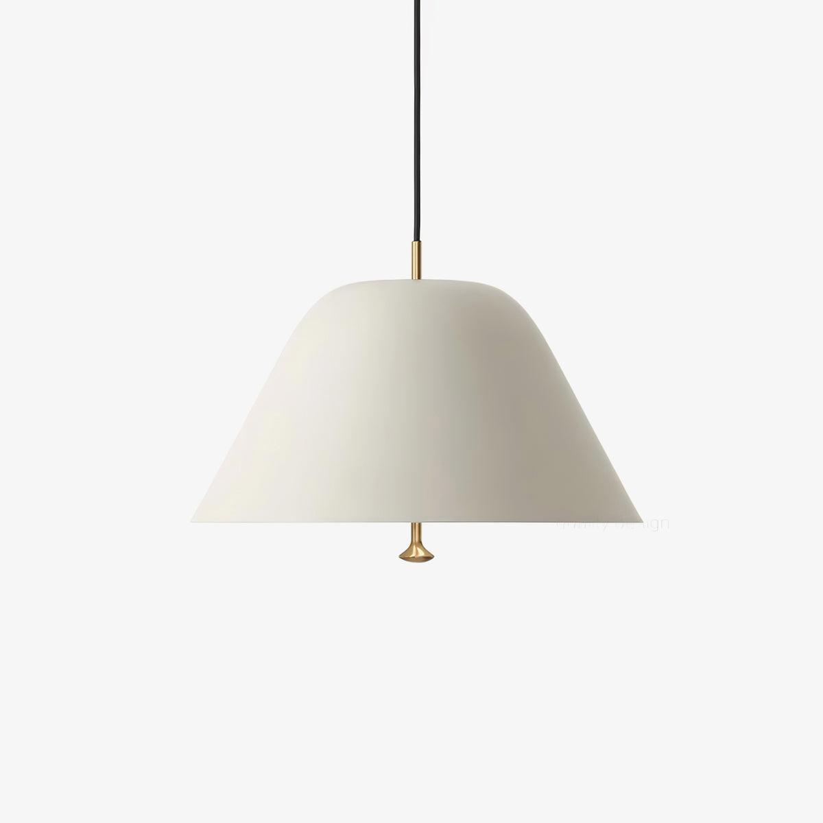 Evir lámpara colgante en vidrio, latón y estilo minimalista