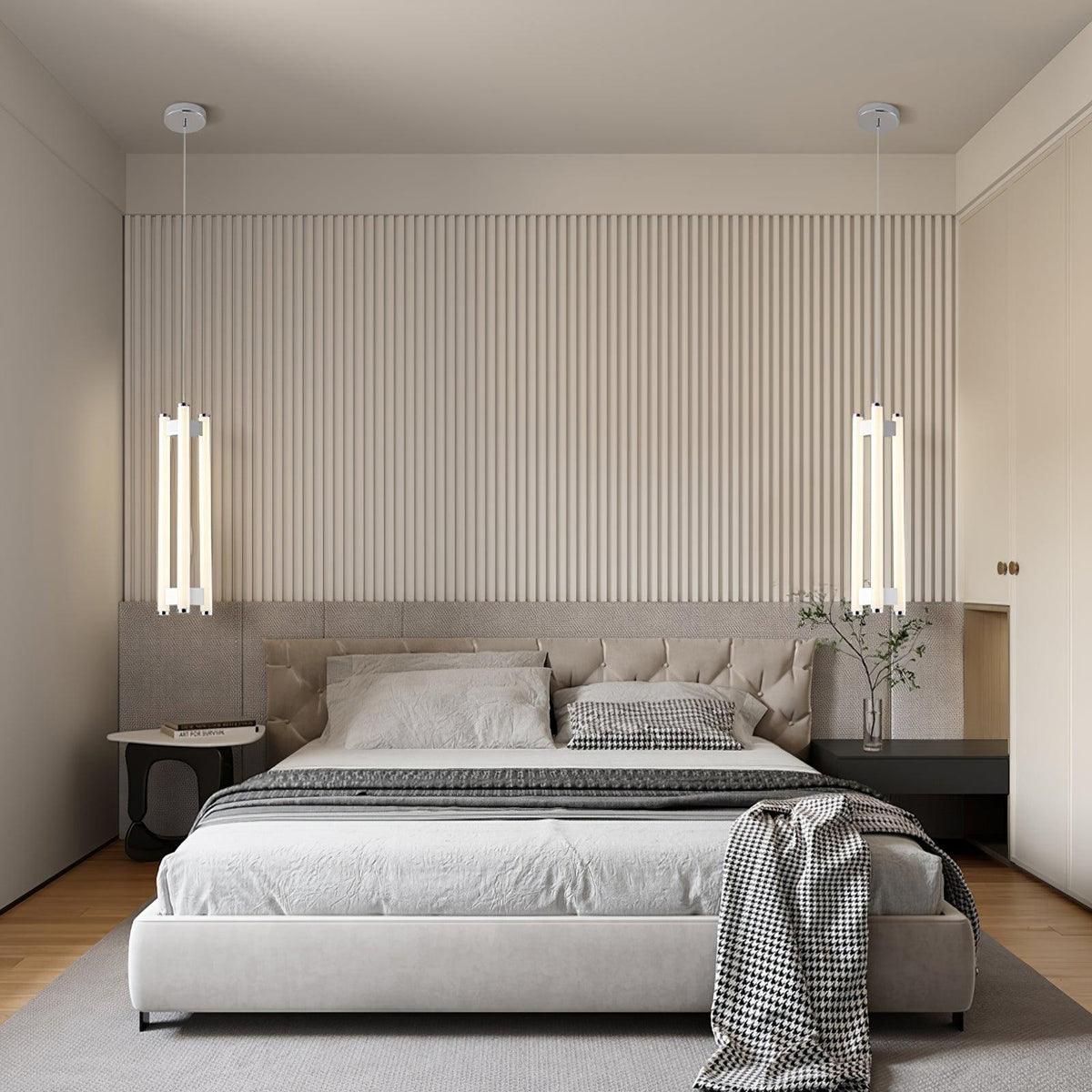 Calinise lámpara colgante minimalista cilíndrica