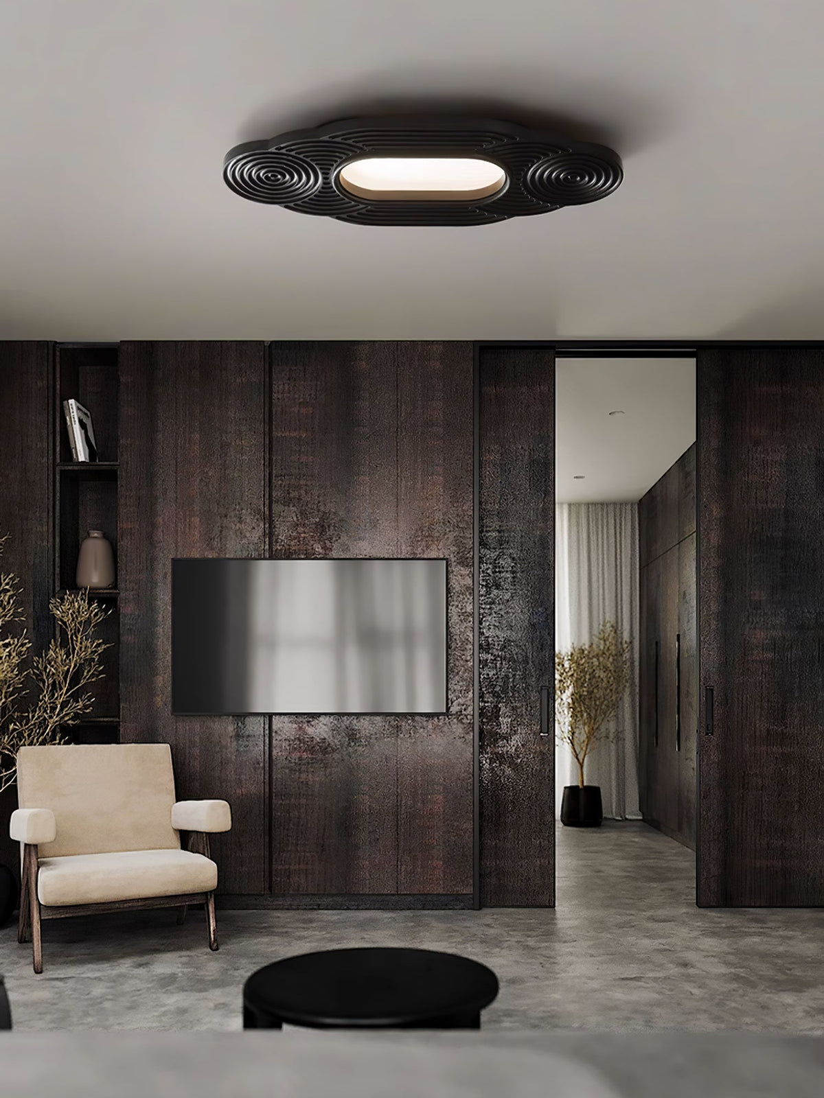 Udorionis lámpara de techo Premium nórdica de arte en madera