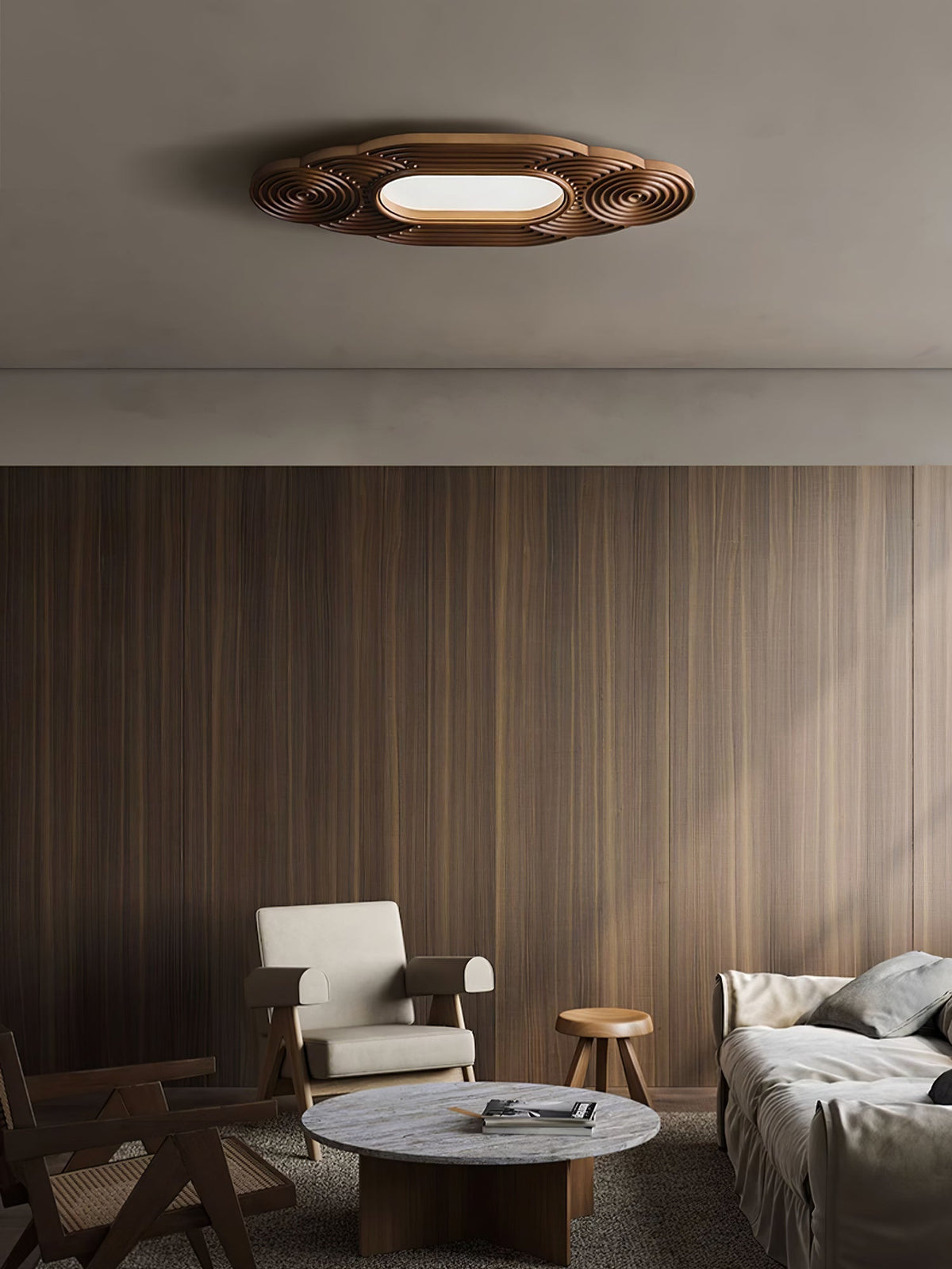 Udorionis lámpara de techo Premium nórdica de arte en madera