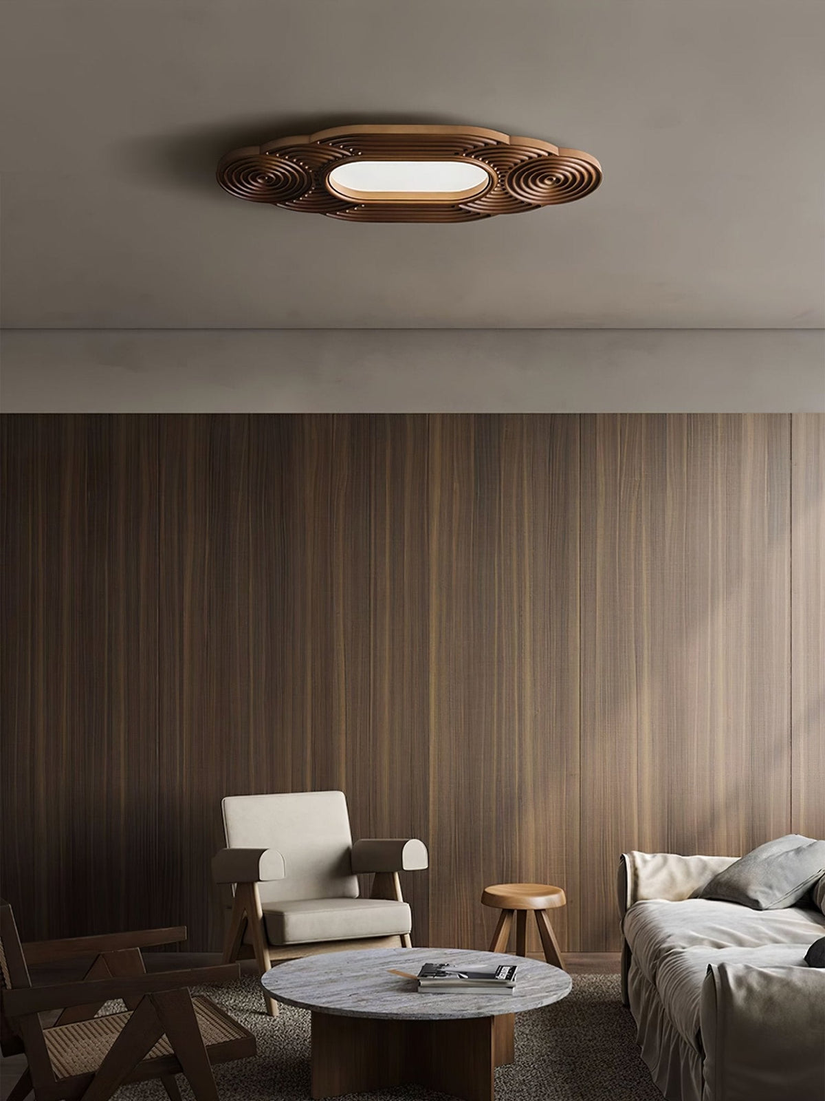 Udorionis lámpara de techo Premium nórdica de arte en madera