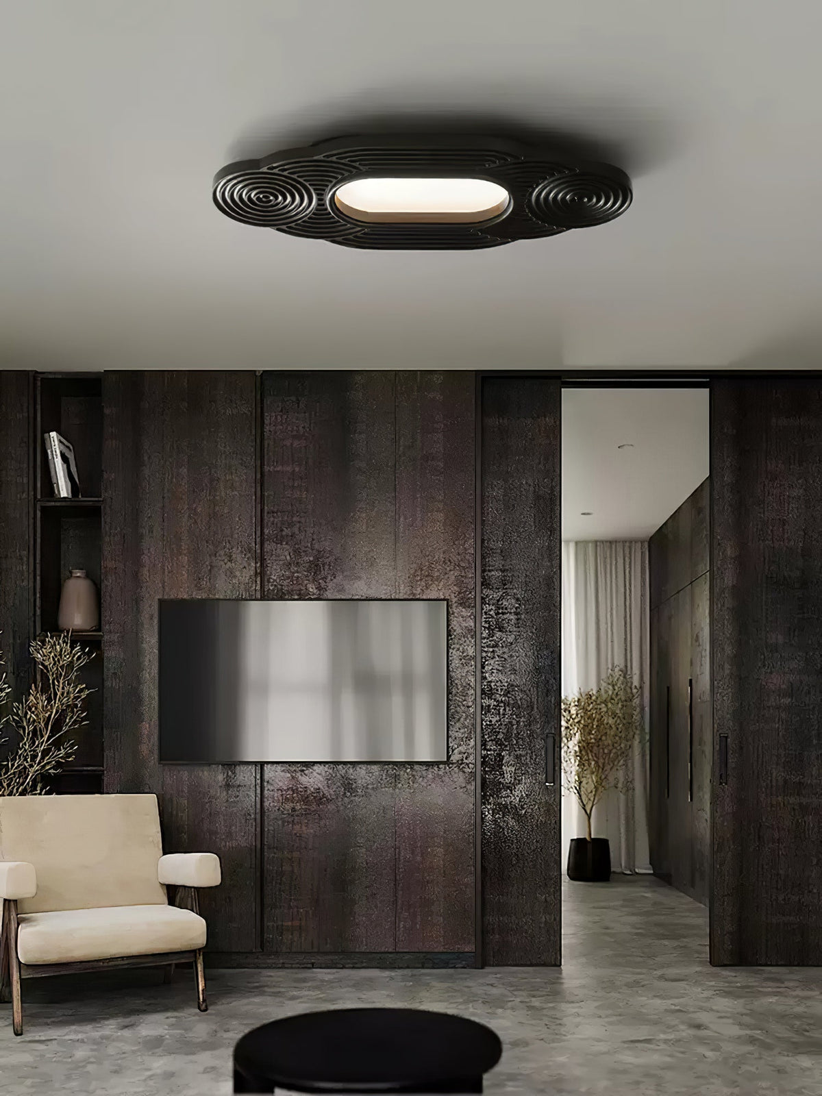 Udorionis lámpara de techo Premium nórdica de arte en madera