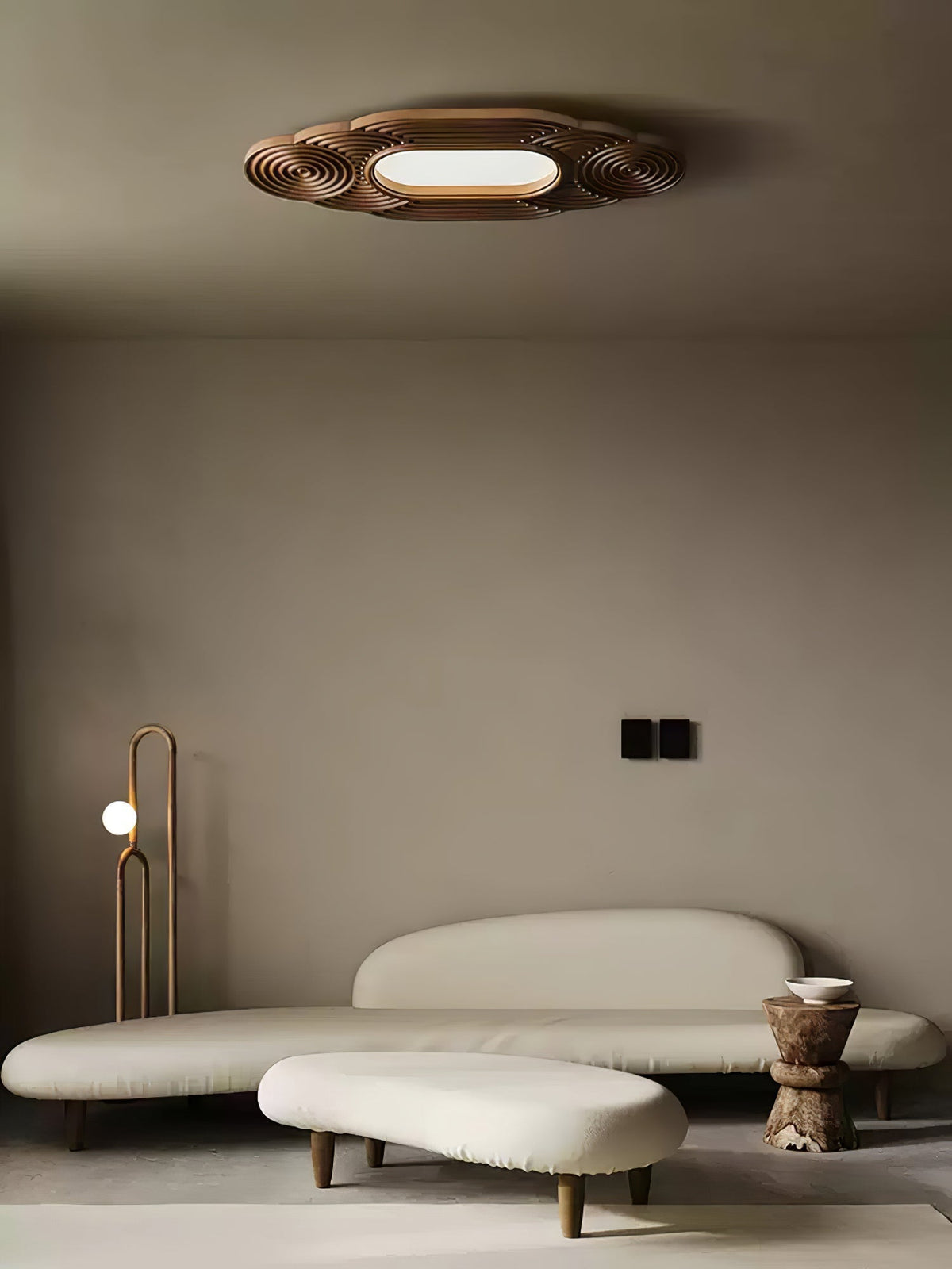 Udorionis lámpara de techo Premium nórdica de arte en madera