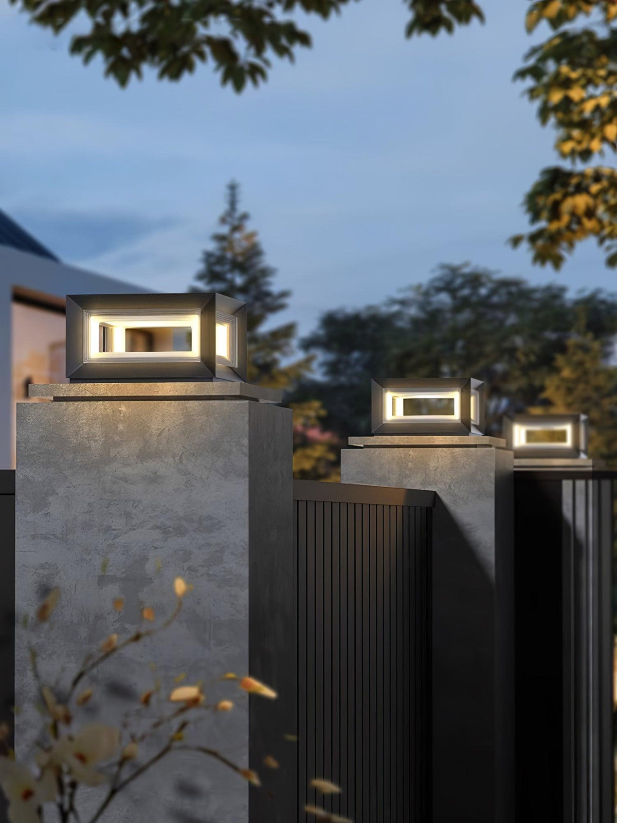 Lewis luminaria exterior moderna
