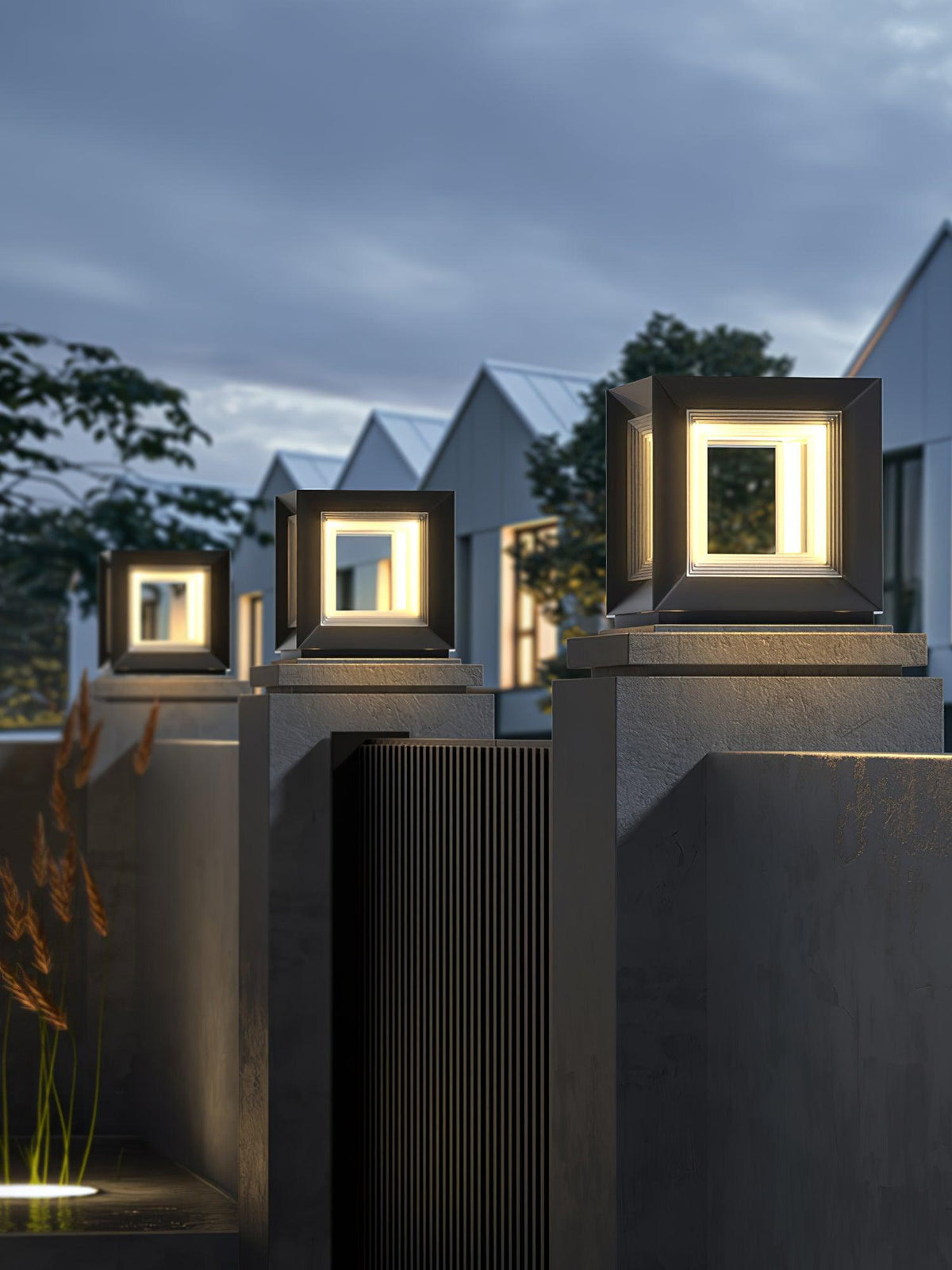 Lewis luminaria exterior moderna