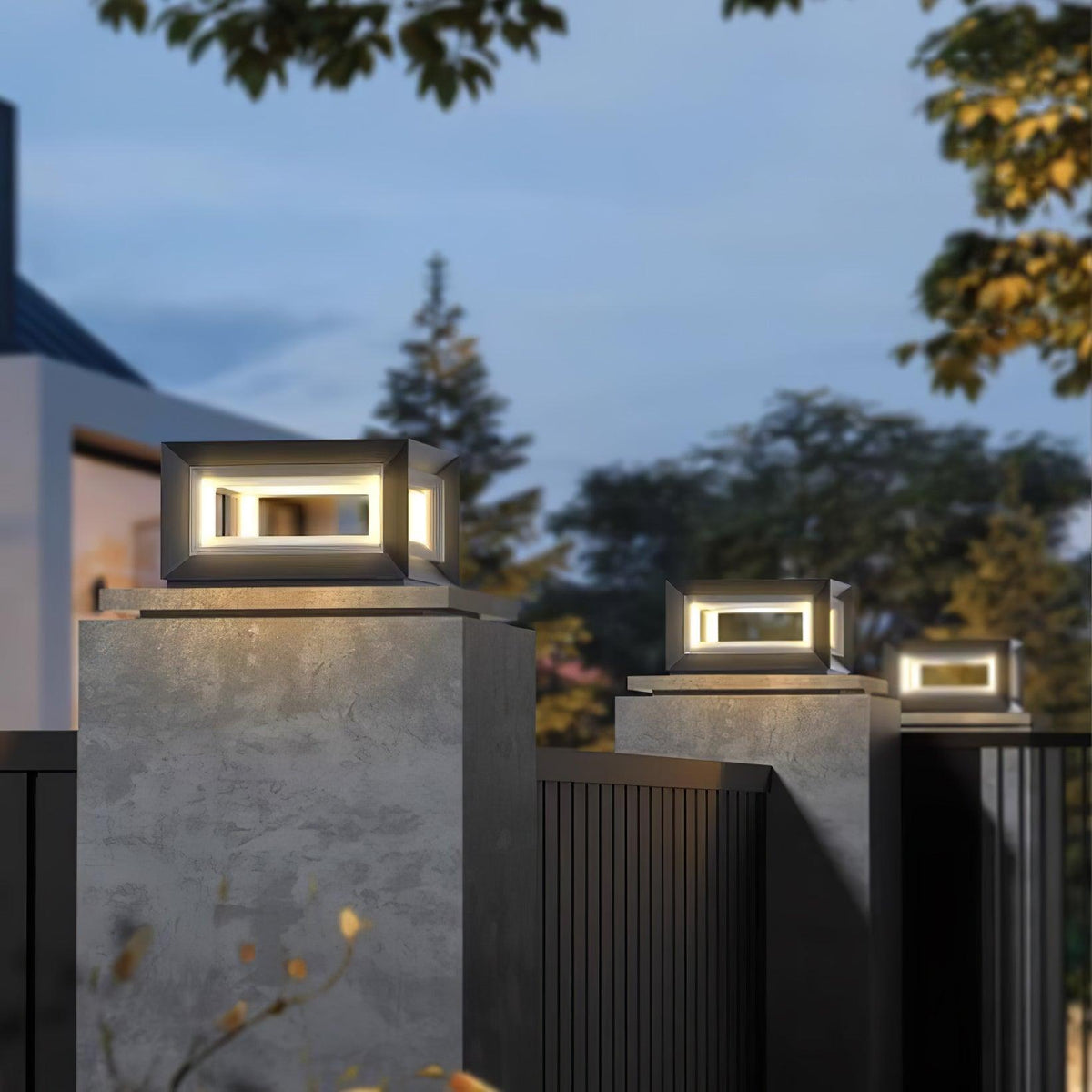 Lewis luminaria exterior moderna