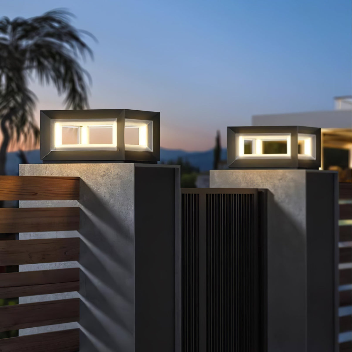 Lewis luminaria exterior moderna