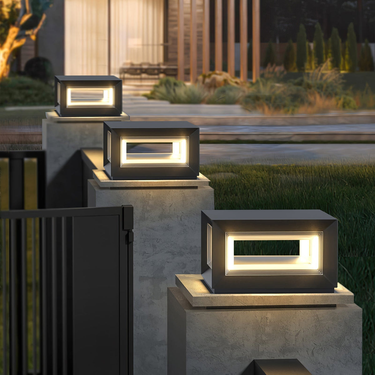 Lewis luminaria exterior moderna