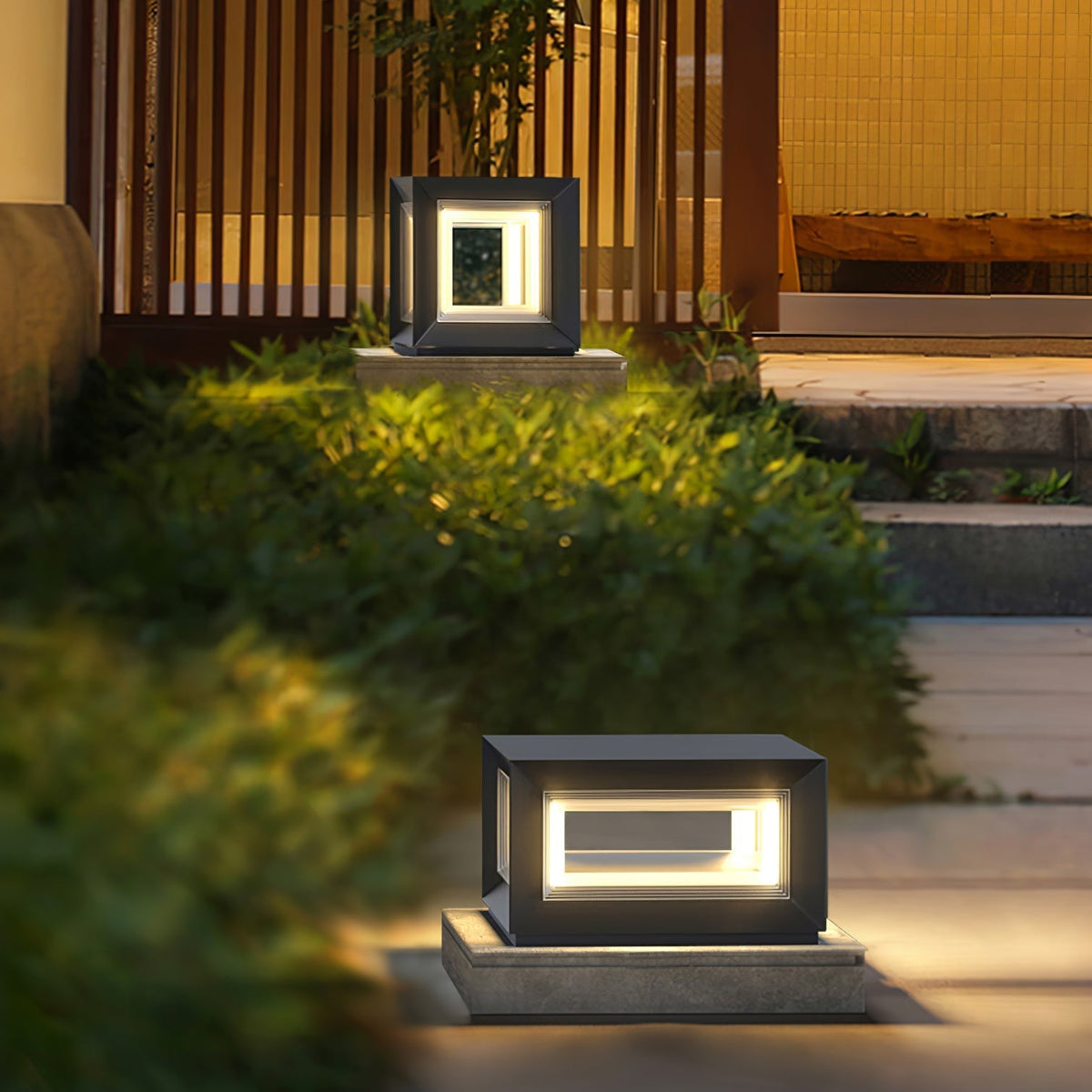 Lewis luminaria exterior moderna