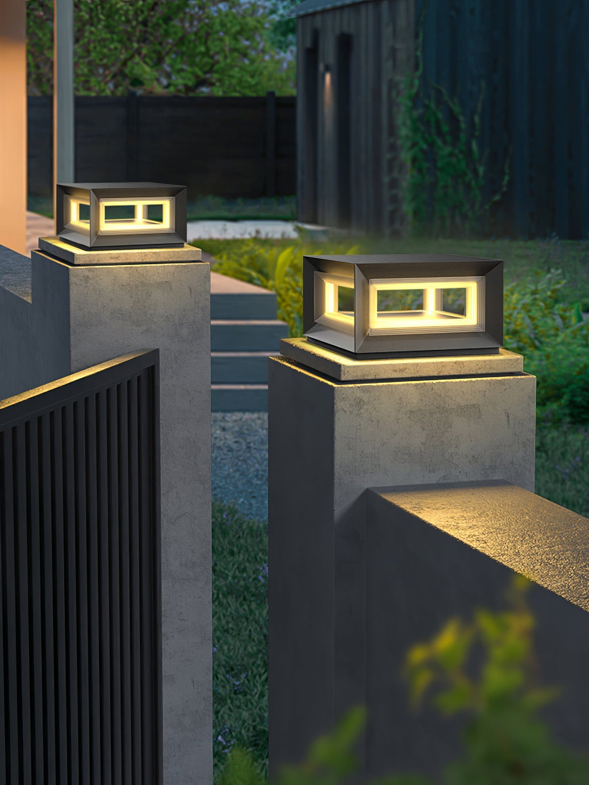 Lewis luminaria exterior moderna