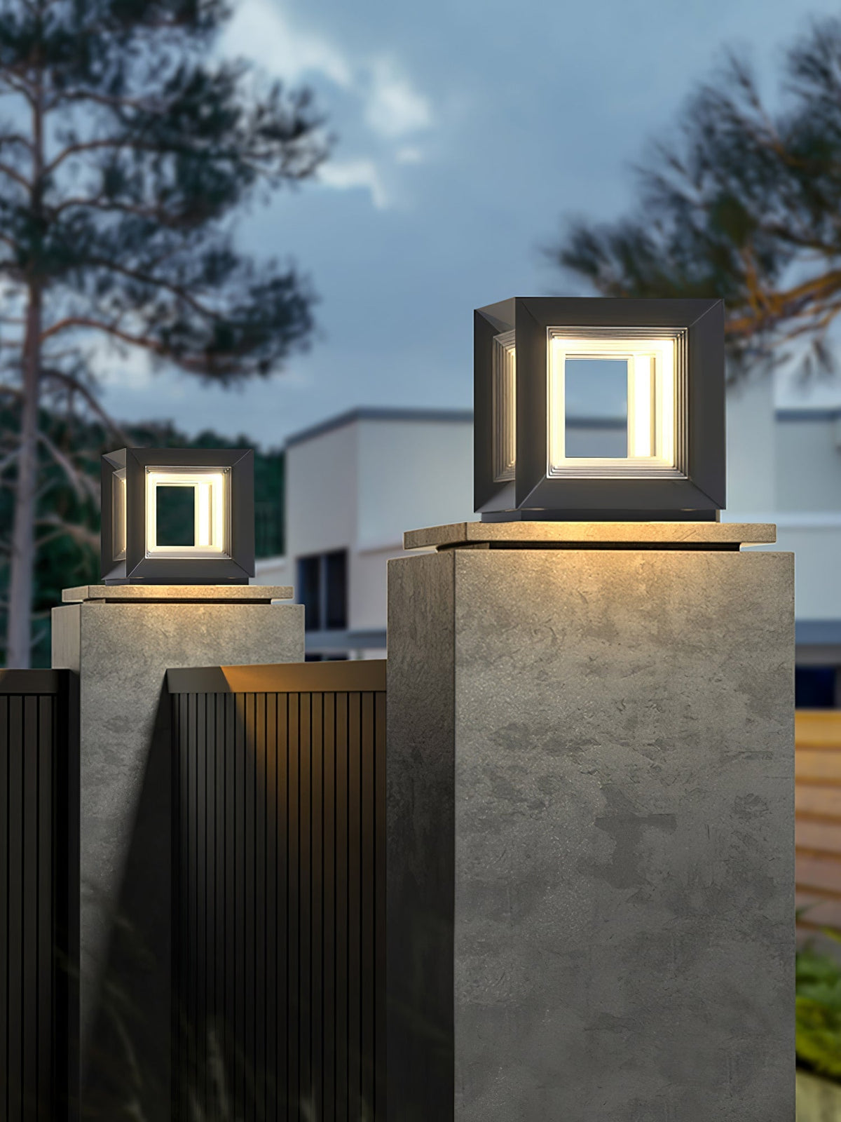 Lewis luminaria exterior moderna