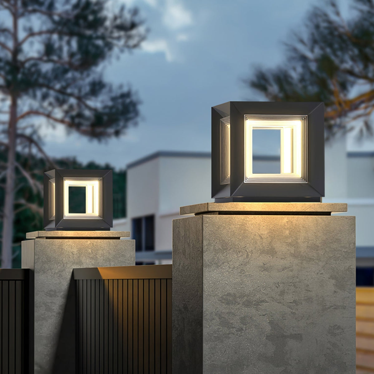 Lewis luminaria exterior moderna