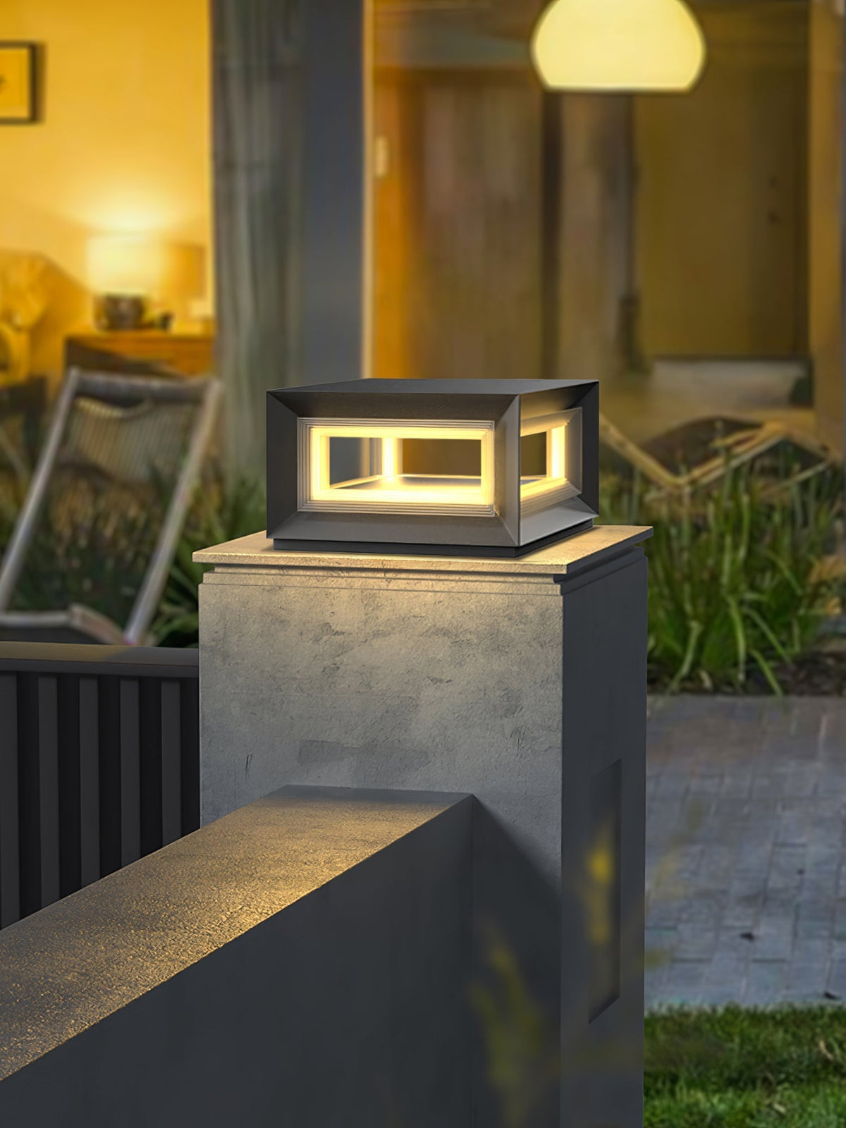 Lewis luminaria exterior moderna