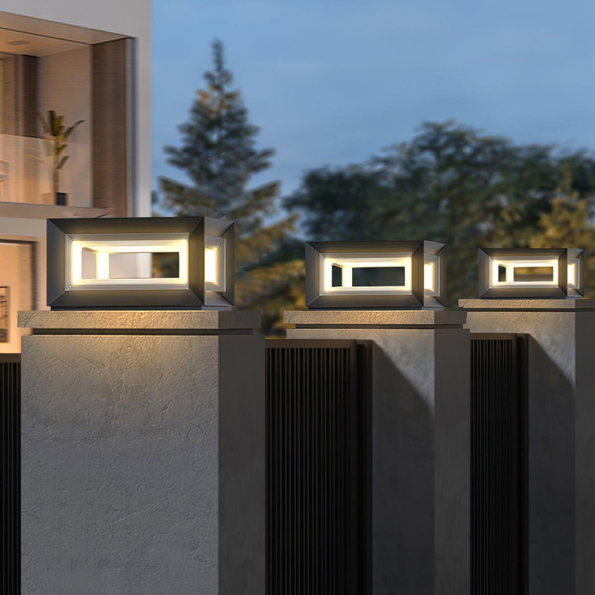 Lewis luminaria exterior moderna
