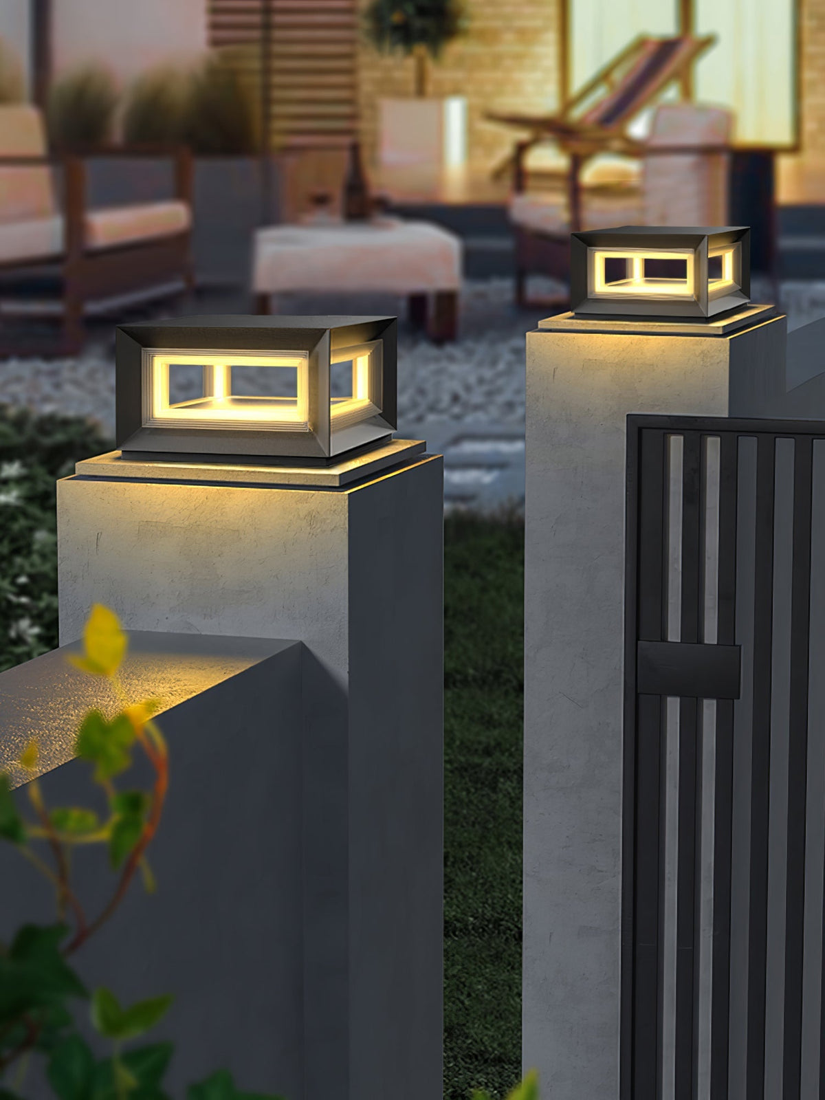 Lewis luminaria exterior moderna