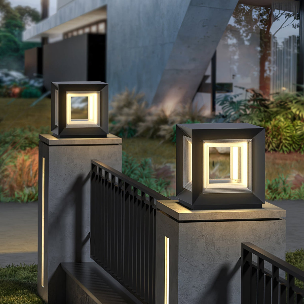 Lewis luminaria exterior moderna