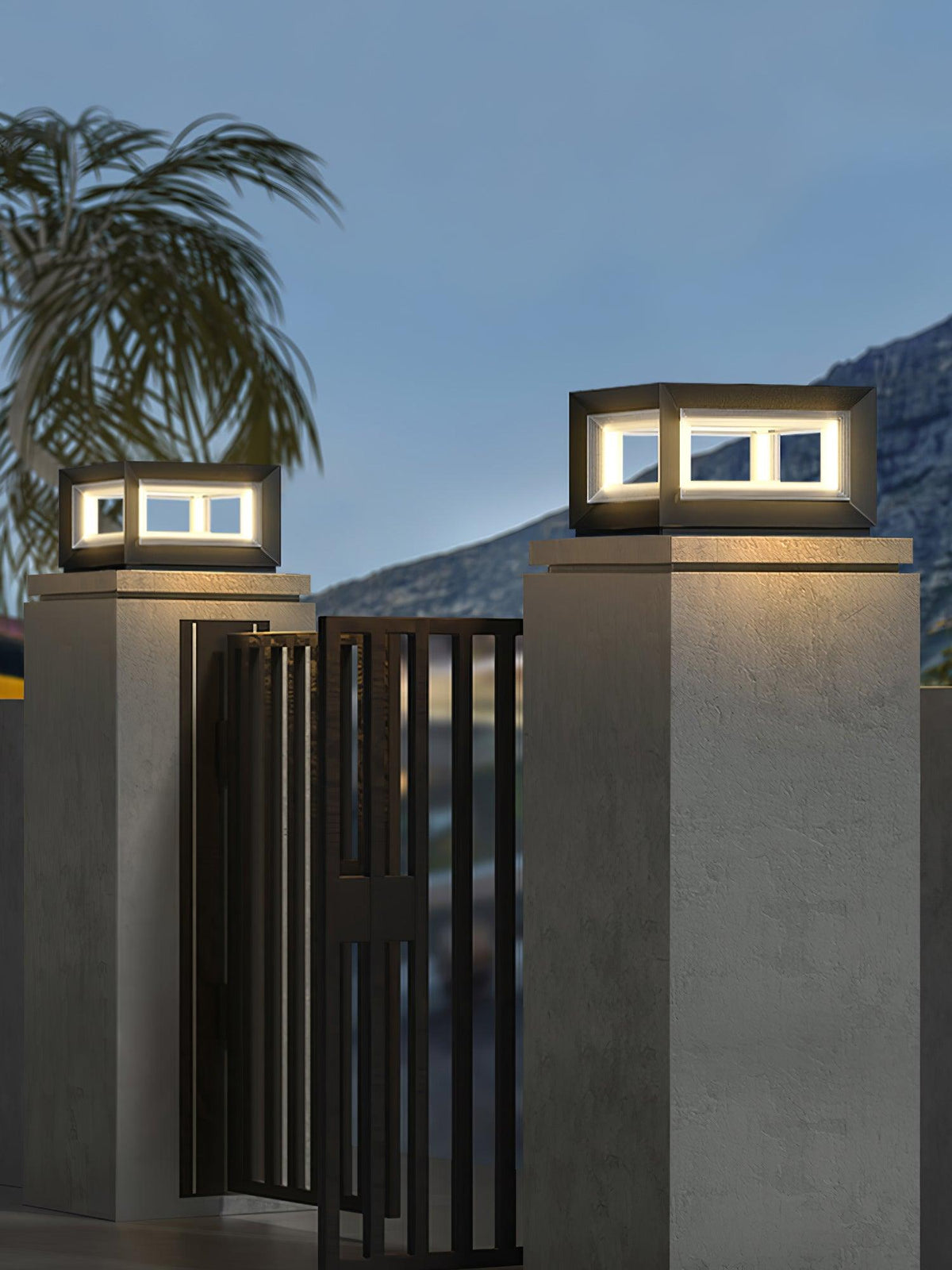 Lewis luminaria exterior moderna