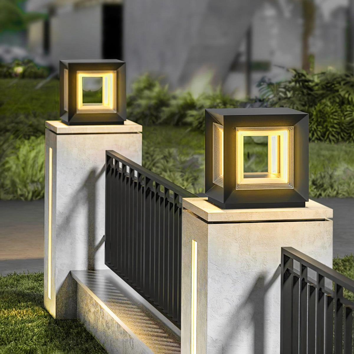 Lewis luminaria exterior moderna