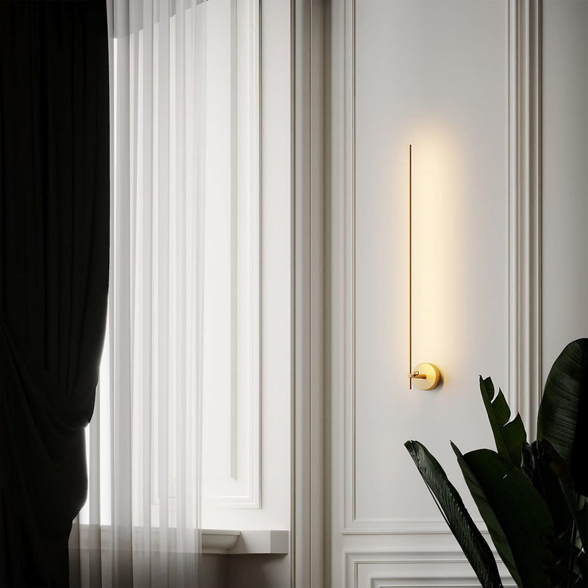 Mymareth aplique de pared moderno minimalista Stick