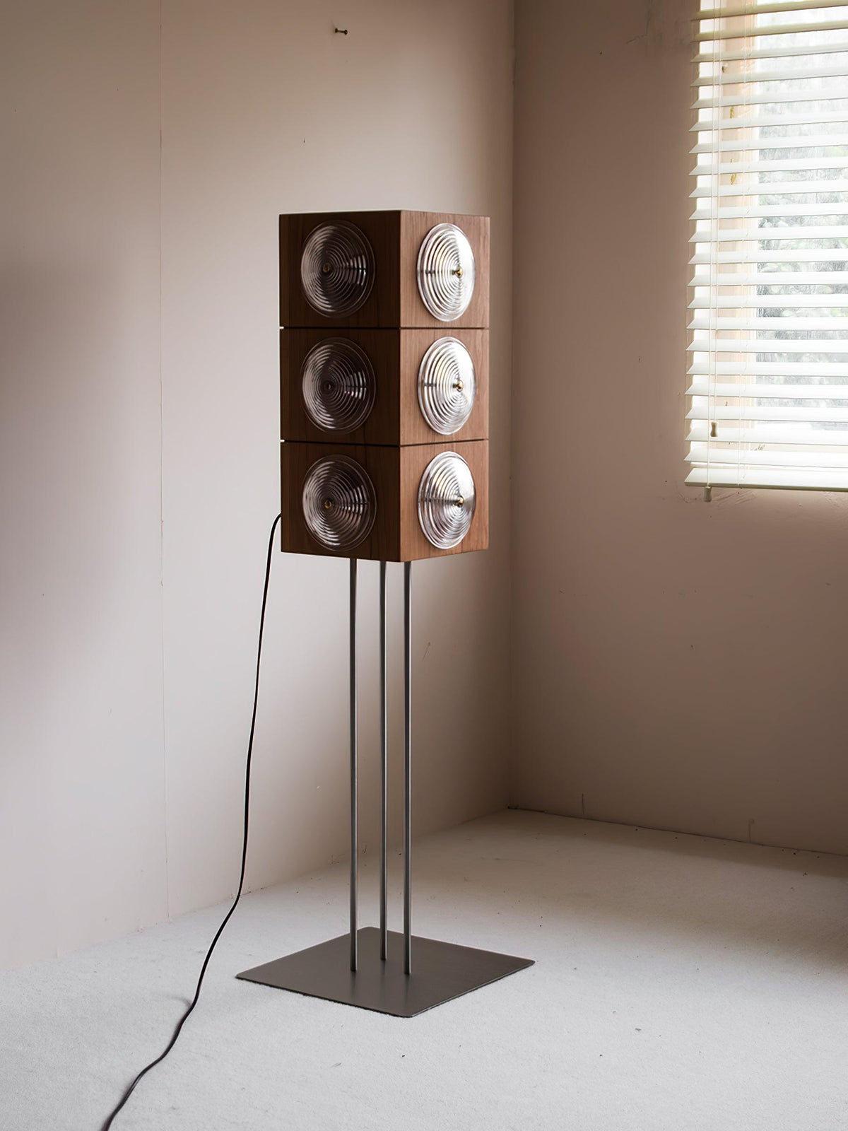 Avraearae lámpara de pie modular de madera