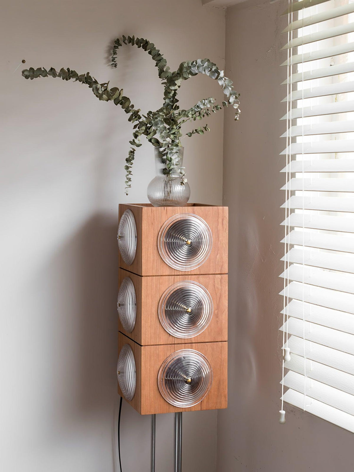 Avraearae lámpara de pie modular de madera