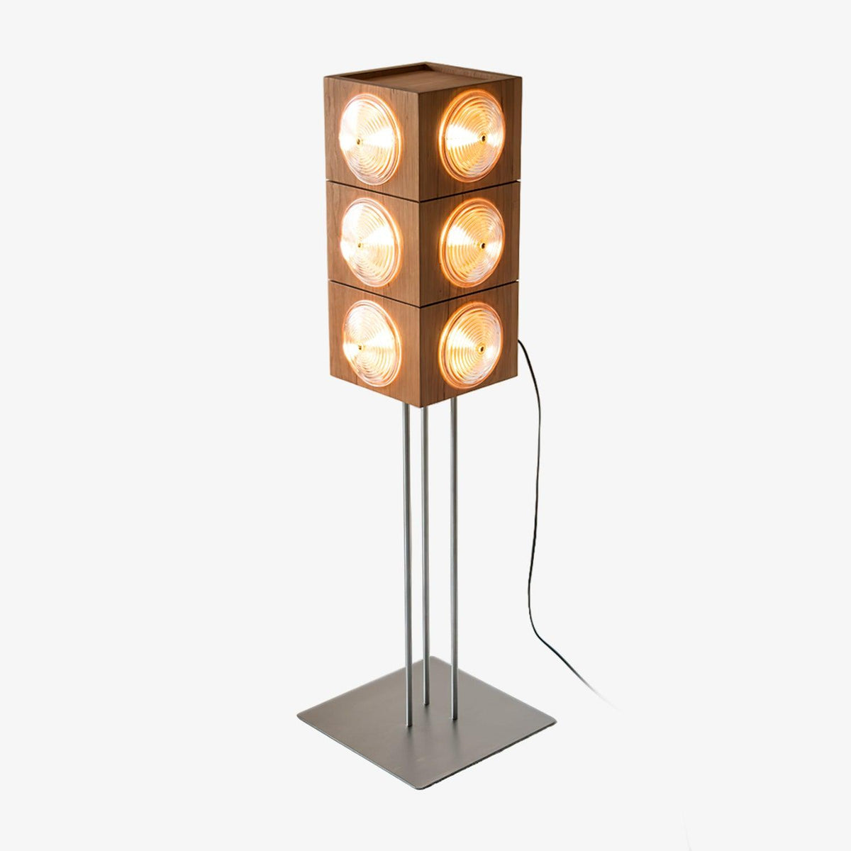 Avraearae lámpara de pie modular de madera