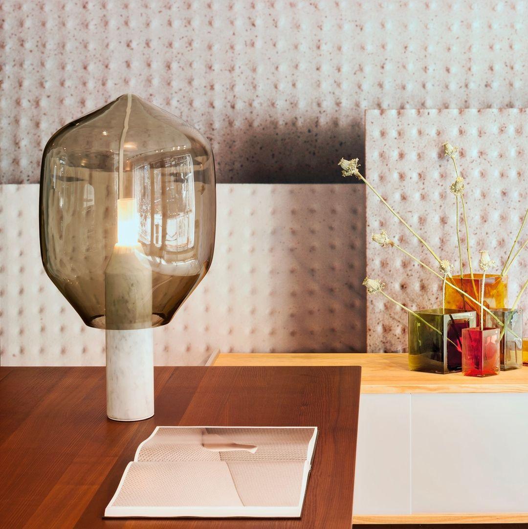 Vihls lámpara de mesa moderna de mármol