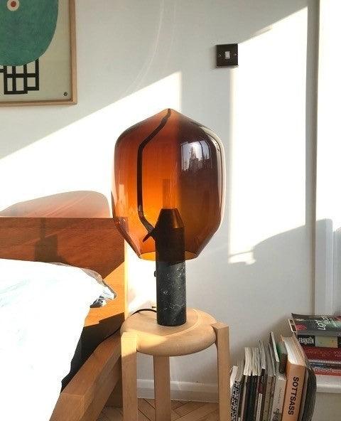 Vihls lámpara de mesa moderna de mármol