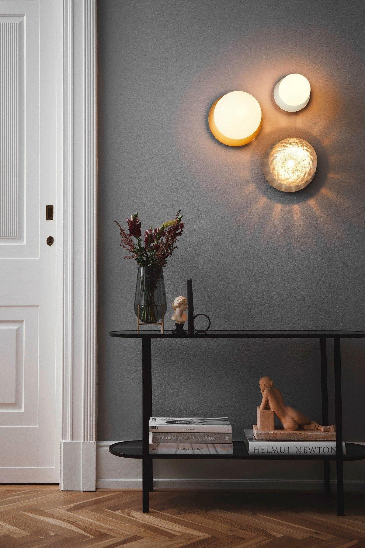 Irinor aplique de pared Premium nórdico en latón