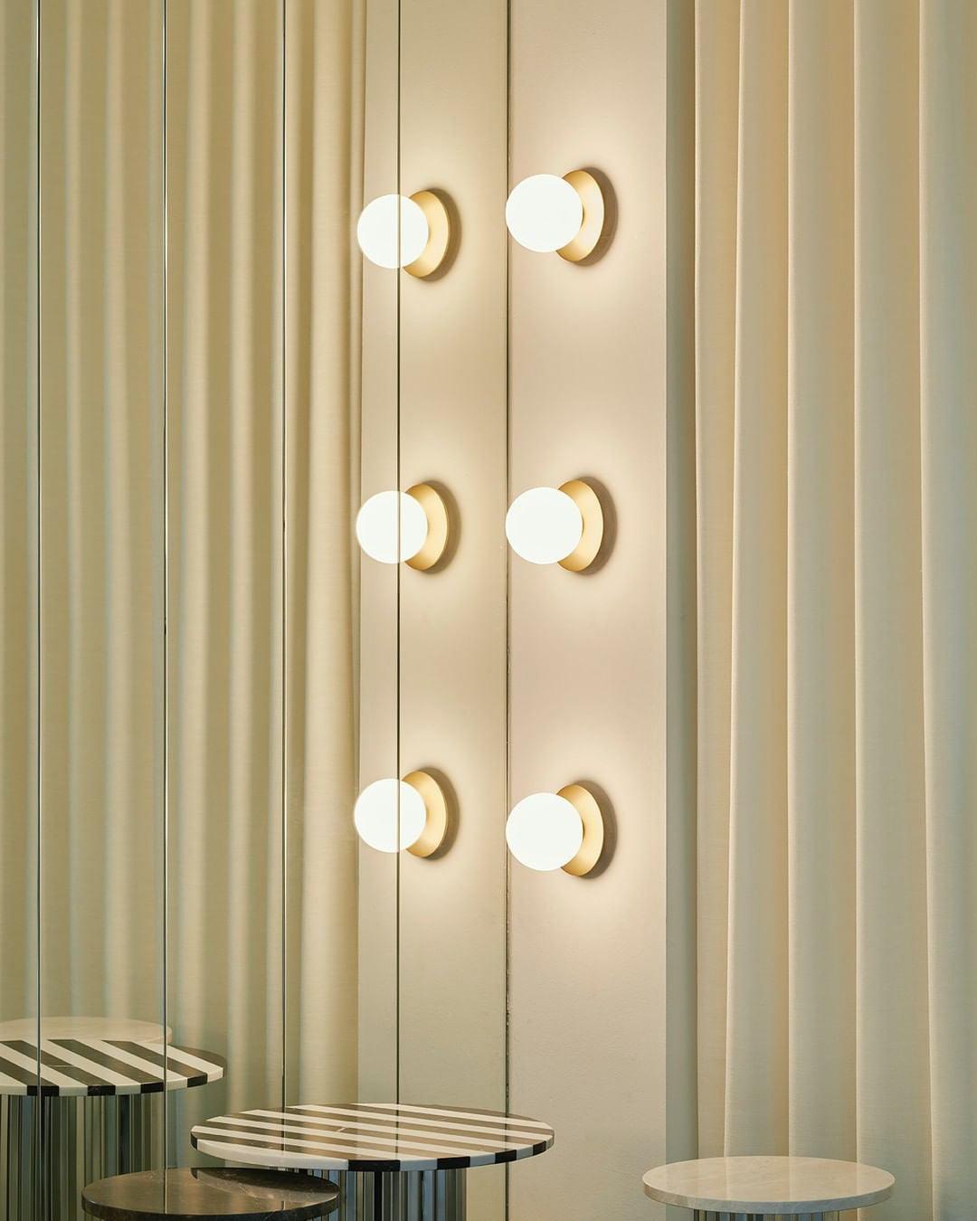 Nifte aplique de pared minimalista esfera globo