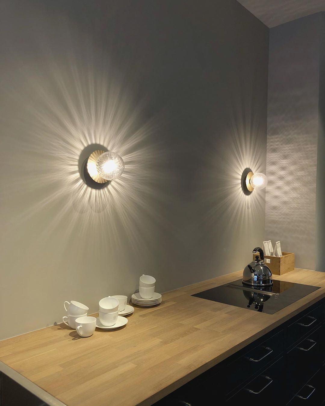 Nifte aplique de pared minimalista esfera globo