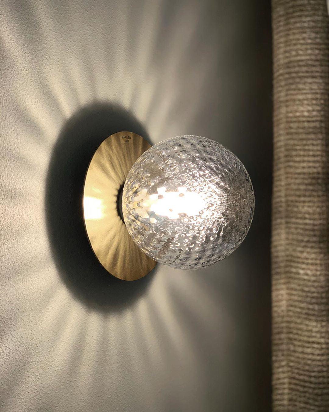 Nifte aplique de pared minimalista esfera globo