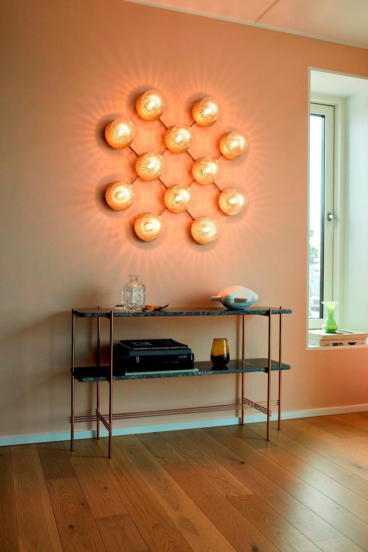 Nifte aplique de pared minimalista esfera globo