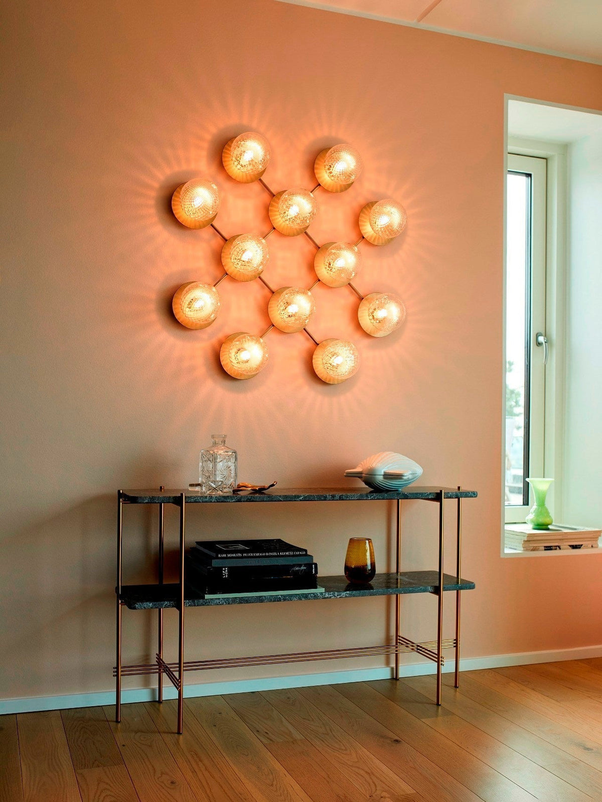 Nifte aplique de pared minimalista esfera globo