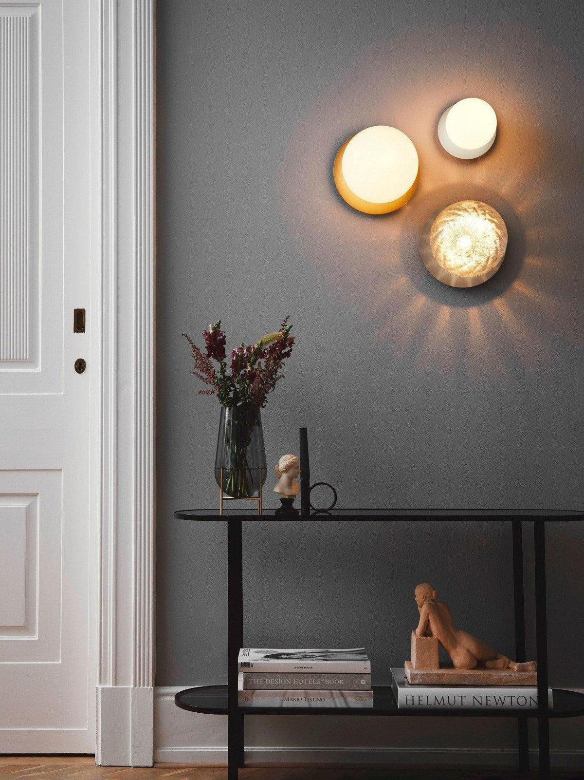 Irinor aplique de pared Premium nórdico en latón