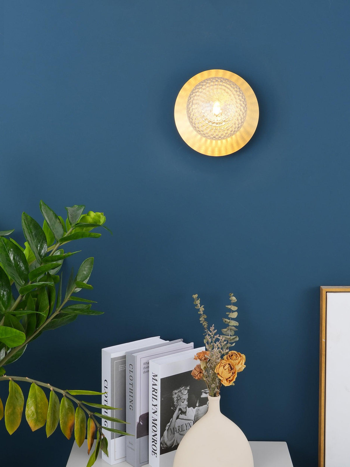 Irinor aplique de pared Premium nórdico en latón
