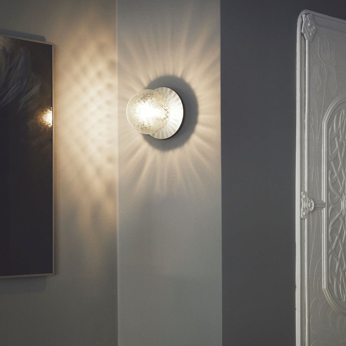 Irinor aplique de pared Premium nórdico en latón