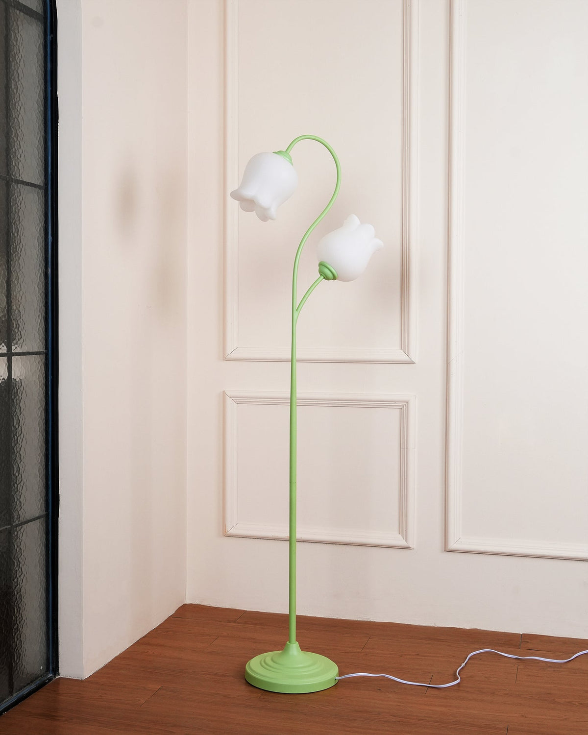 Zevelil lámpara de pie floral